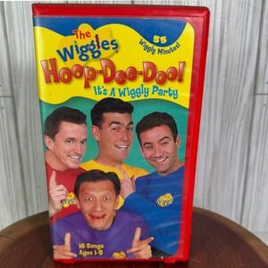The Wiggles Hoop-Dee-Doo‎ It's A Wiggly Party VHS 2001 HIT Entertainment Kids